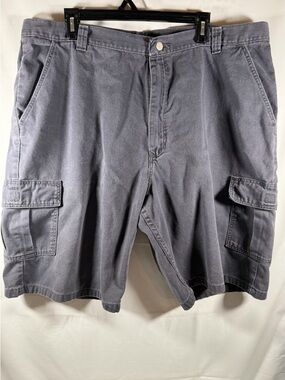 Wrangler Men’s Cargo Shorts in Slate Blue